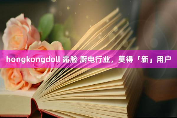 hongkongdoll 露脸 厨电行业，莫得「新」用户