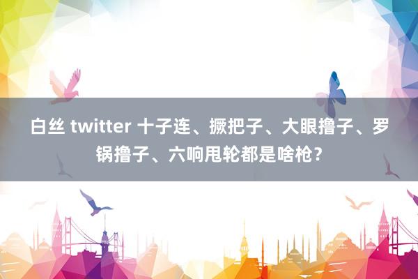 白丝 twitter 十子连、撅把子、大眼撸子、罗锅撸子、六响甩轮都是啥枪？